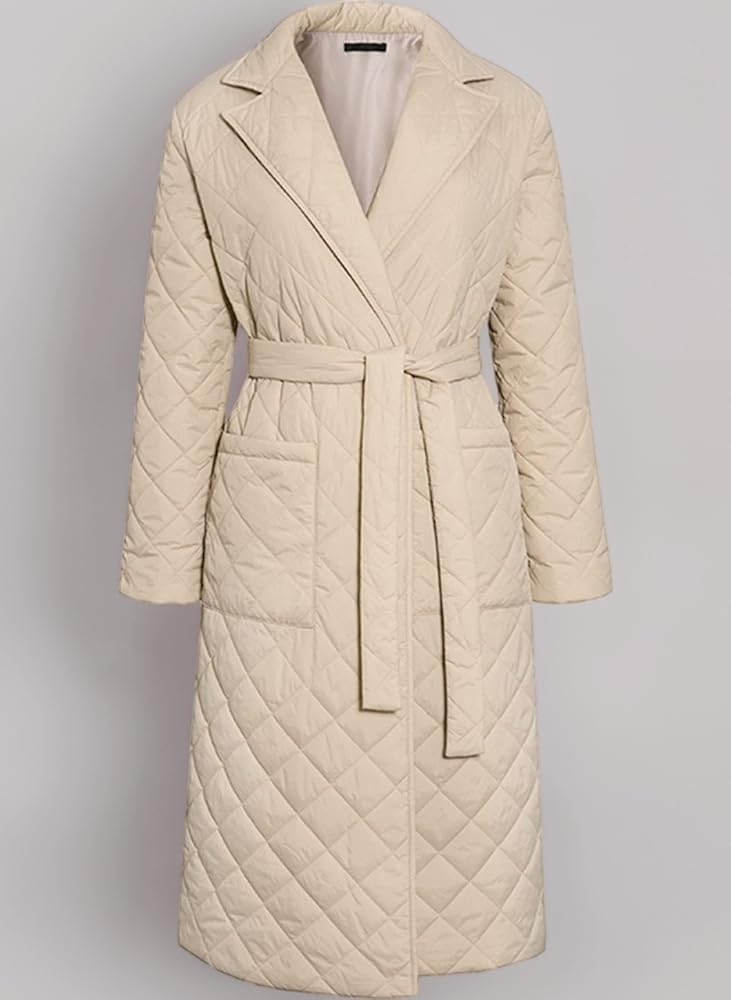Women's Longline Quilted Coat